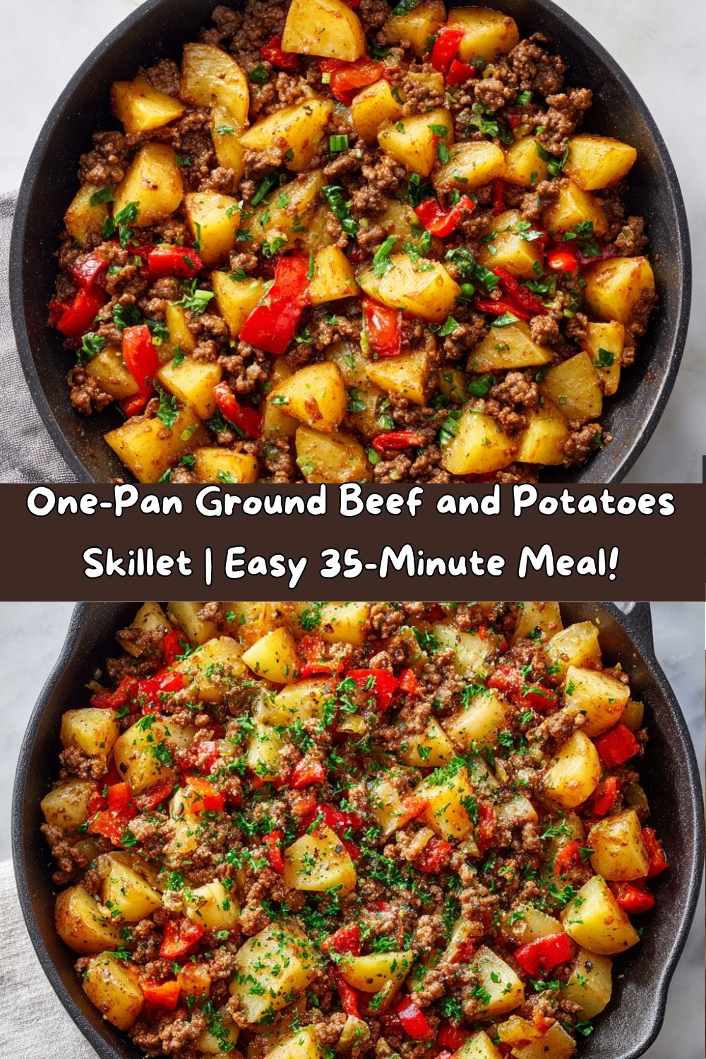 One-Pan Ground Beef & Potatoes