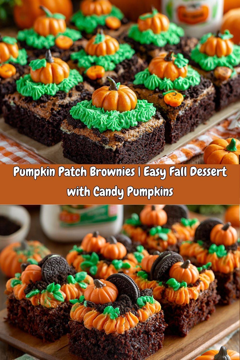 Pumpkin Patch Brownies