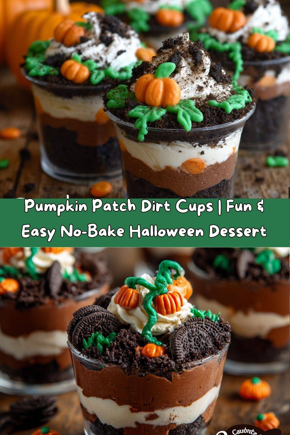 Pumpkin Patch Dirt Cups
