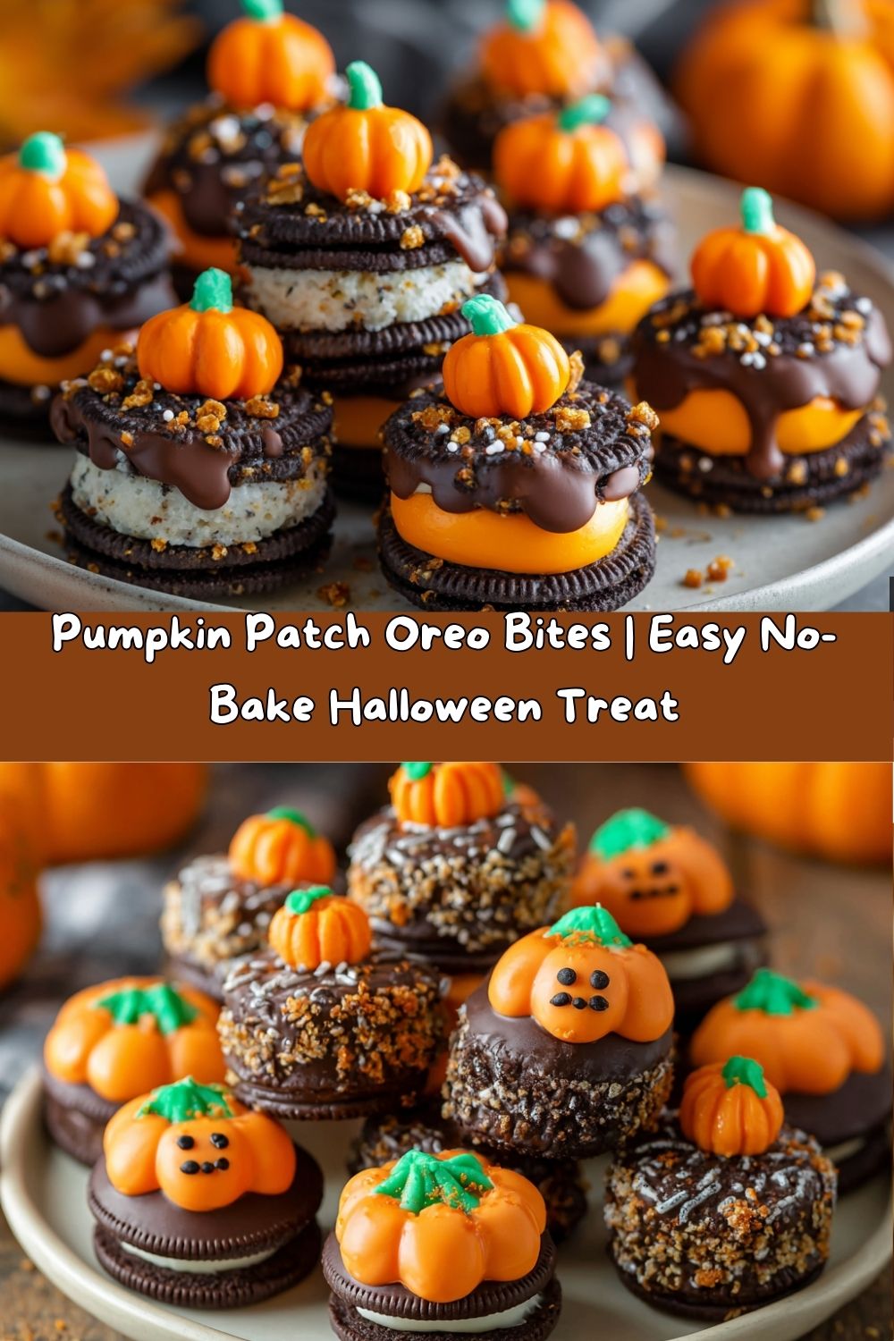 Pumpkin Patch Oreo Bites