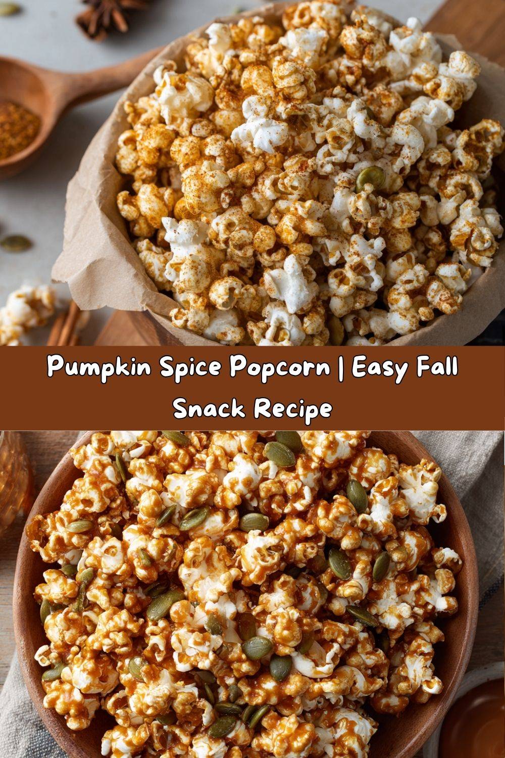 Pumpkin Spice Popcorn