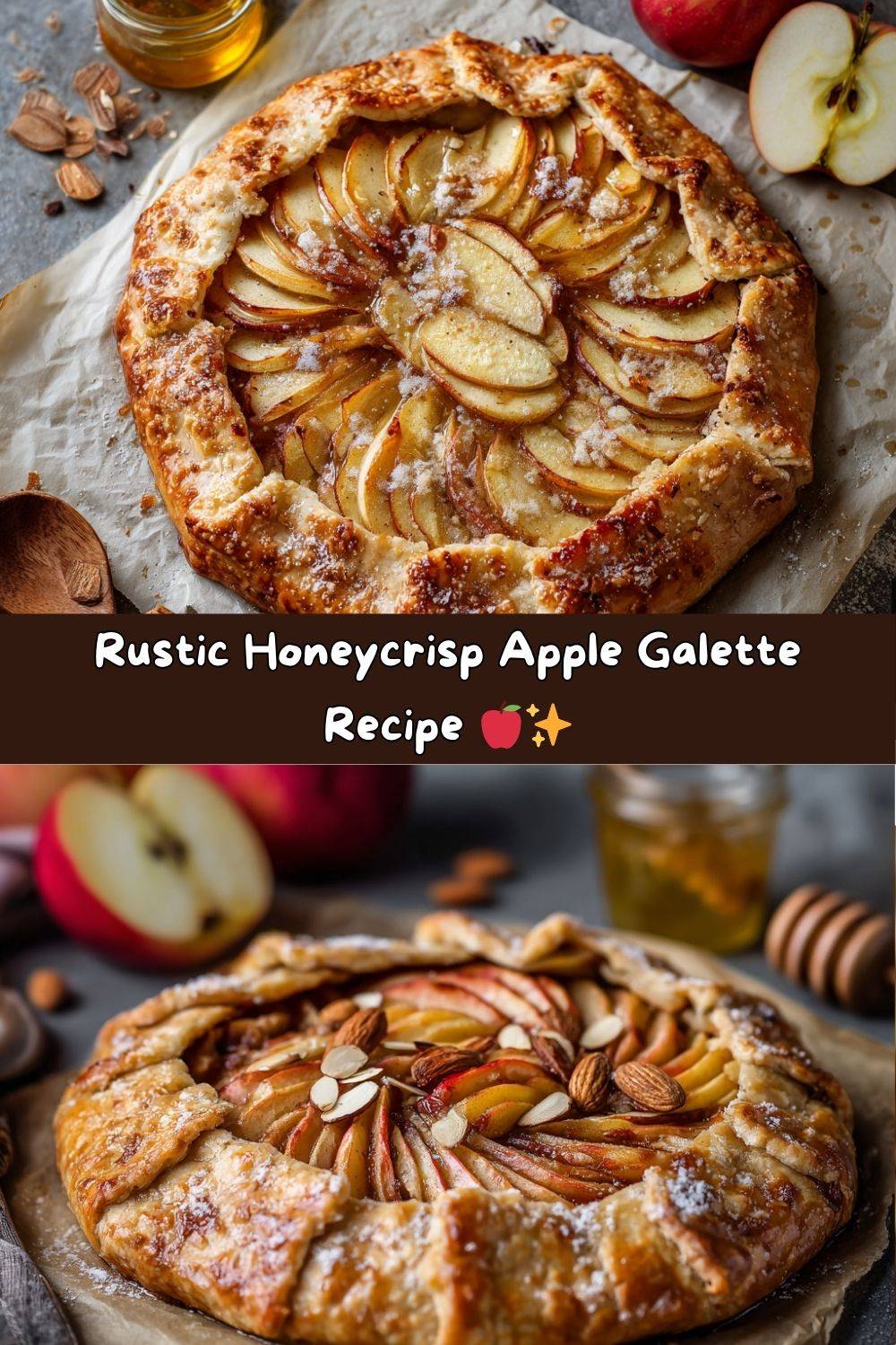 Honeycrisp Apple Galette with Almond Cream