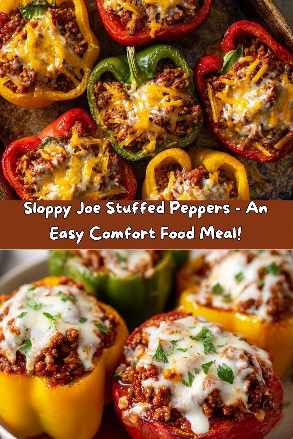 Sloppy Joe Stuffed Peppers
