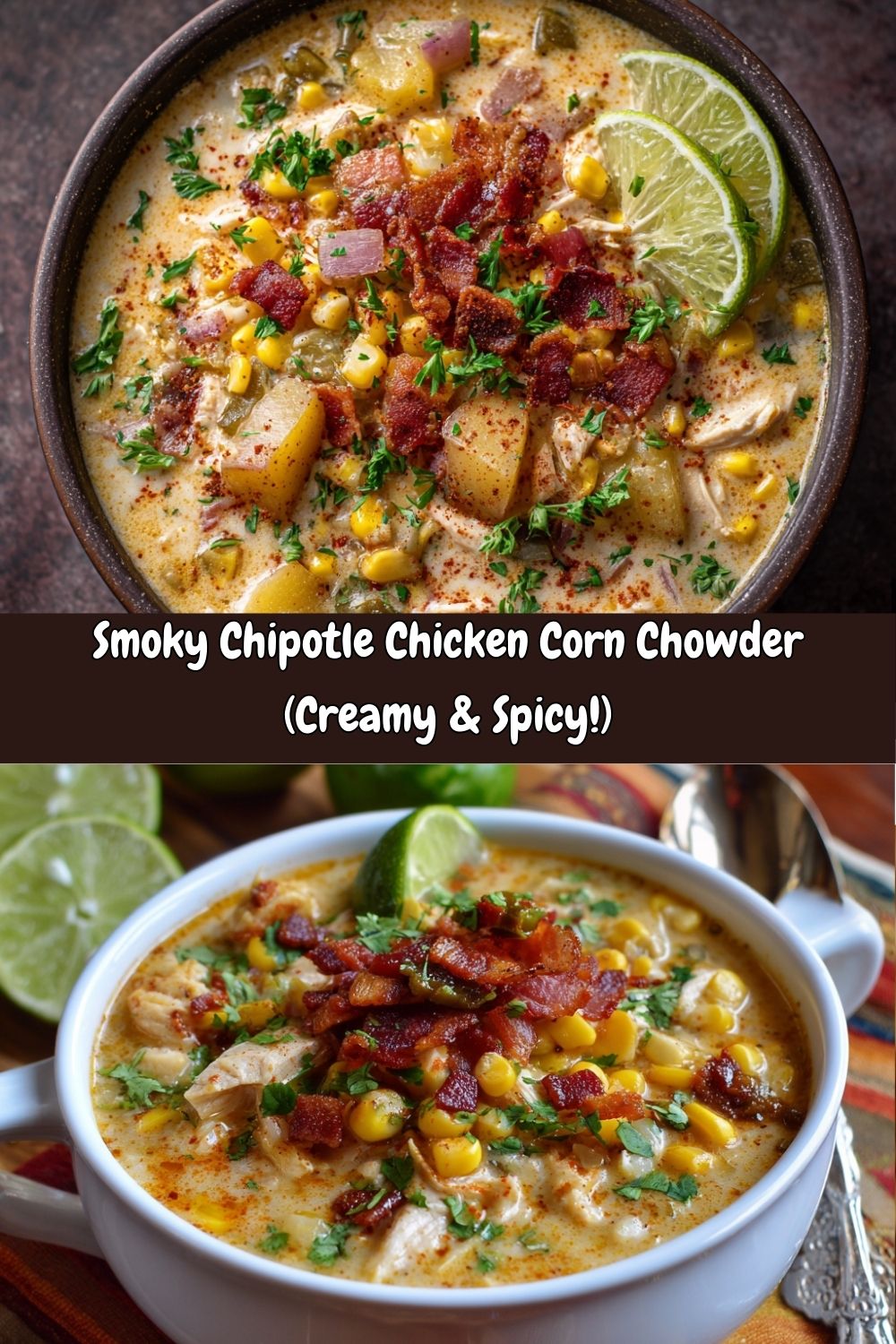 Smoky Chipotle Chicken & Corn Chowder