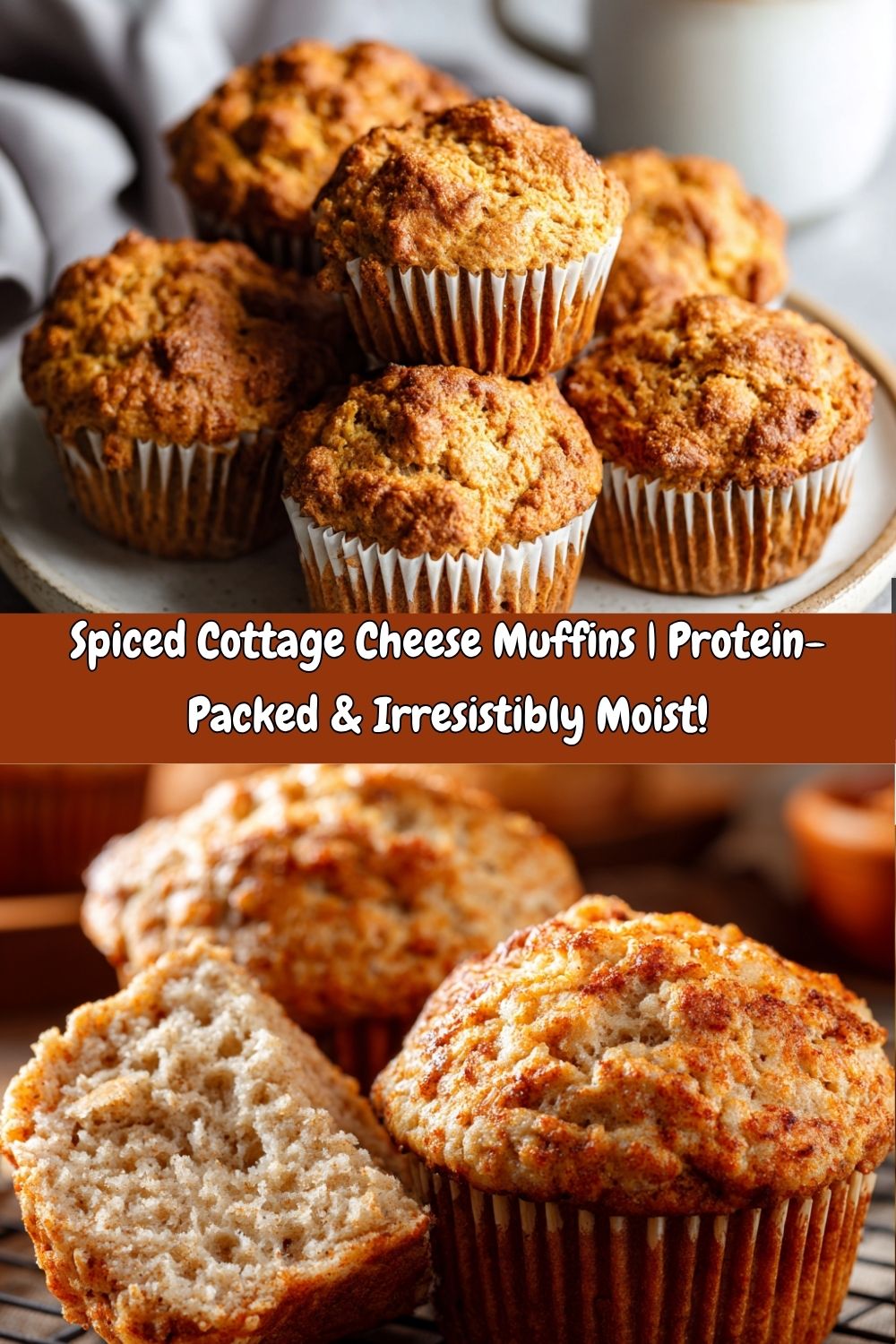 Spiced Cottage Cheese Muffins