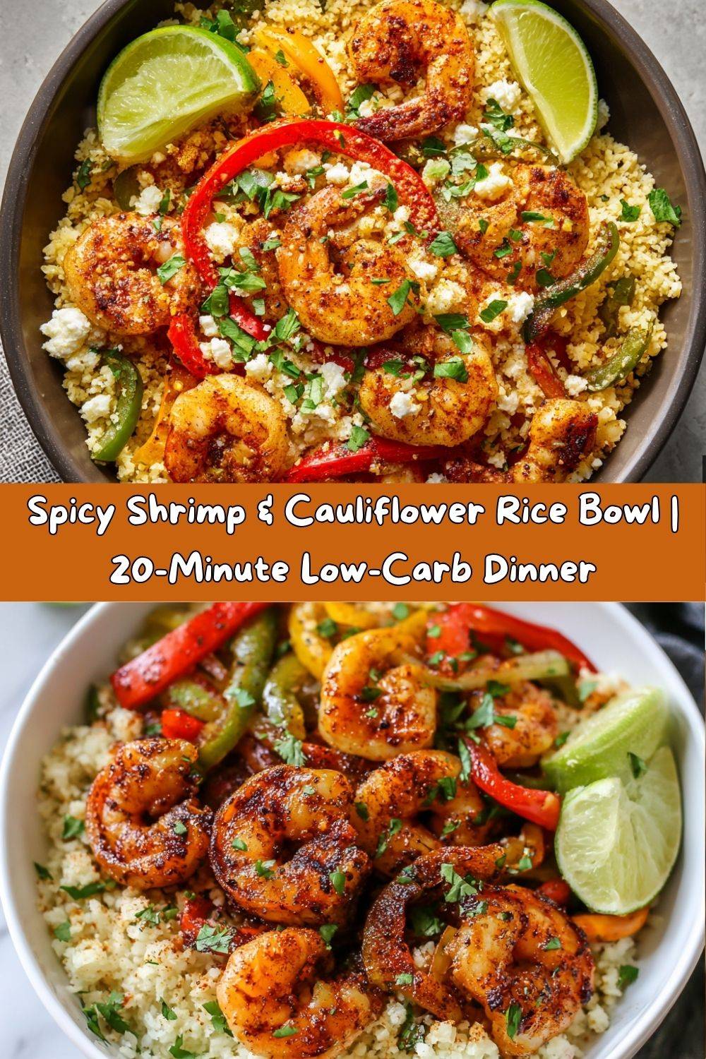 Spicy Shrimp & Cauliflower Rice Bowl
