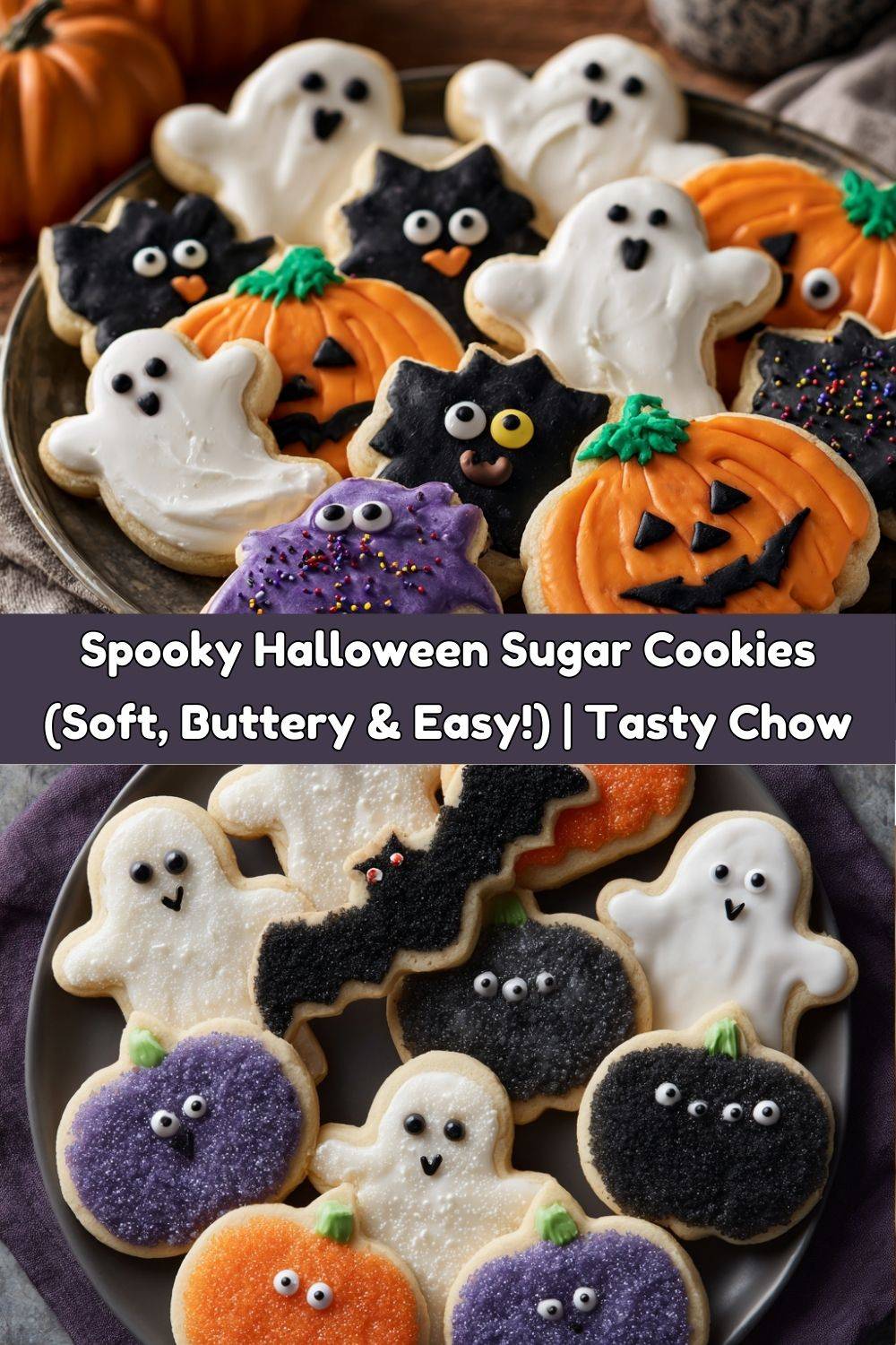Spooky Halloween Sugar Cookies