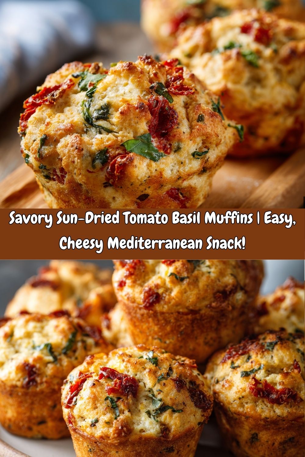 Sun-Dried Tomato & Basil Muffins