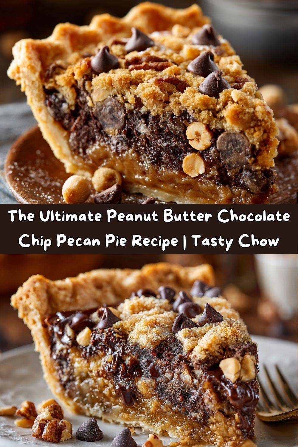 Peanut Butter Chocolate Chip Pecan Pie