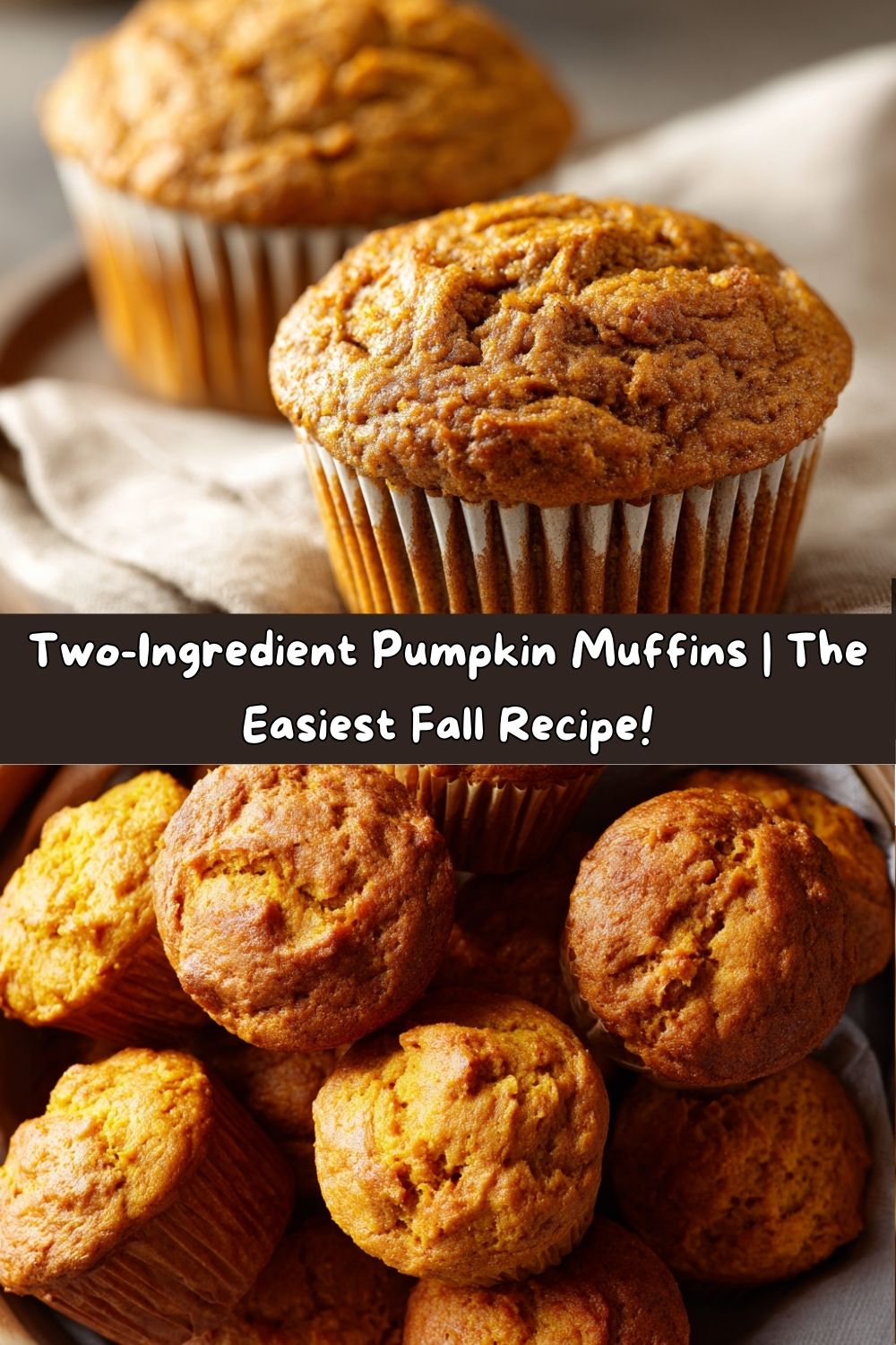 Two-Ingredient Pumpkin Muffins