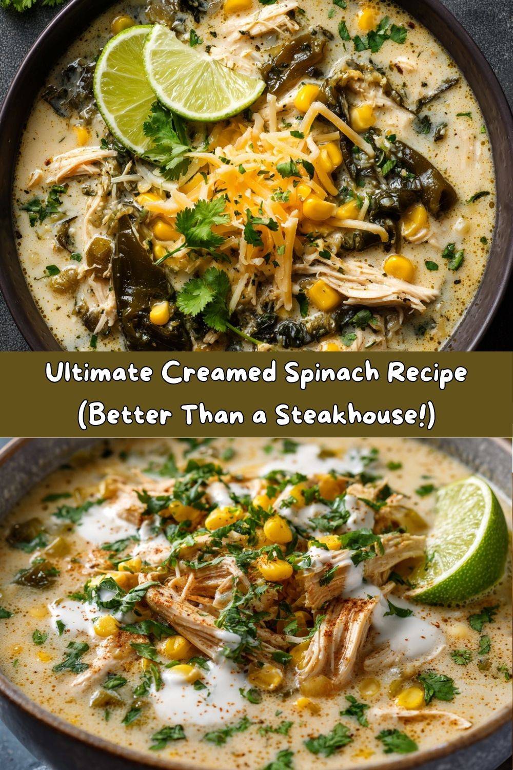 CHICKEN POBLANO SOUP
