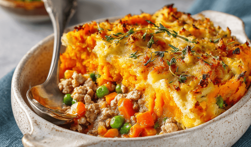 Sweet Potato & Turkey Shepherd’s Pie
