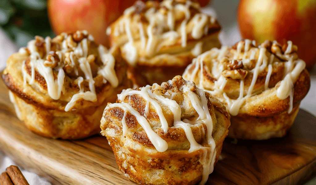 Apple Cinnamon Cruffins