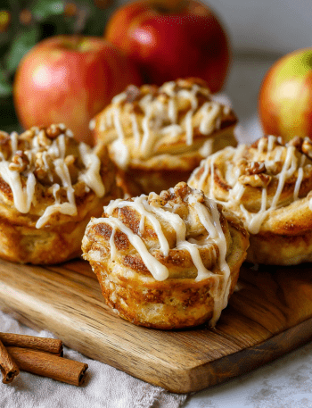 Apple Cinnamon Cruffins
