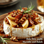 Baked Brie with Maple Caramelized Apples