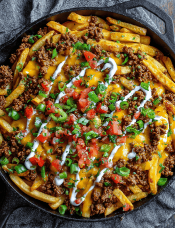 CHEESY TACO NACHO FRIES