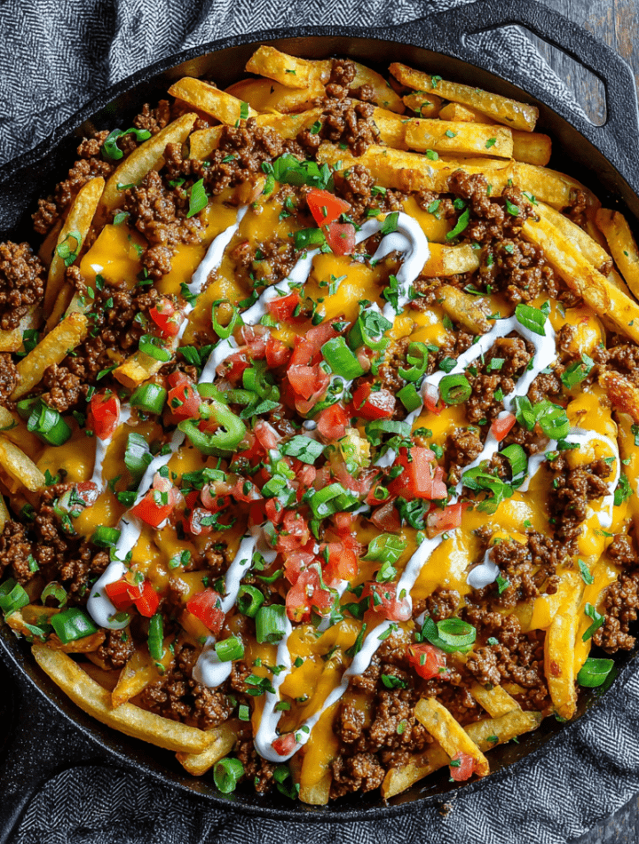 CHEESY TACO NACHO FRIES
