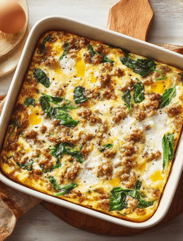 High-Protein Breakfast Casserole
