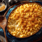 Mac & Cheese Bake with Crispy Breadcrumb Topping