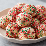 Sprinkle-Studded Christmas Cookies