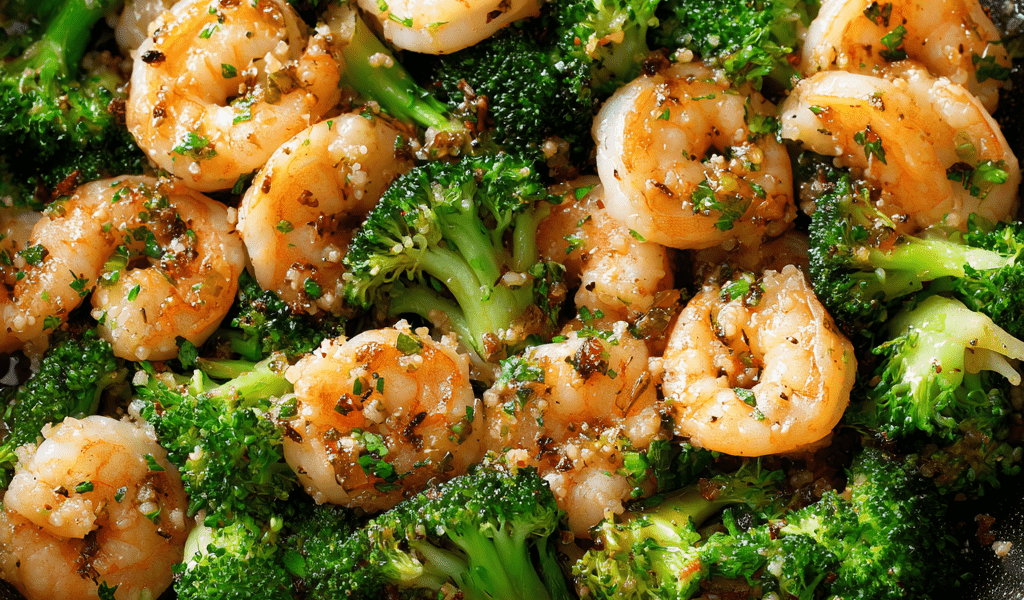 Garlic Shrimp & Broccoli Stir-Fry