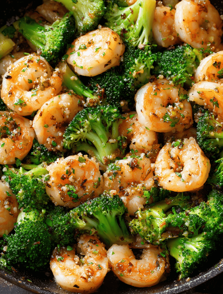 Garlic Shrimp & Broccoli Stir-Fry