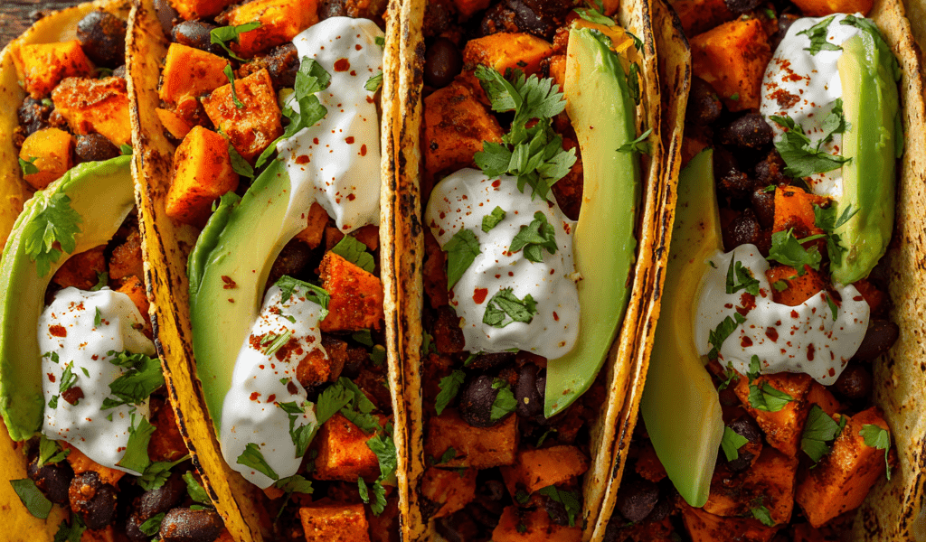 Sweet Potato & Black Bean Tacos
