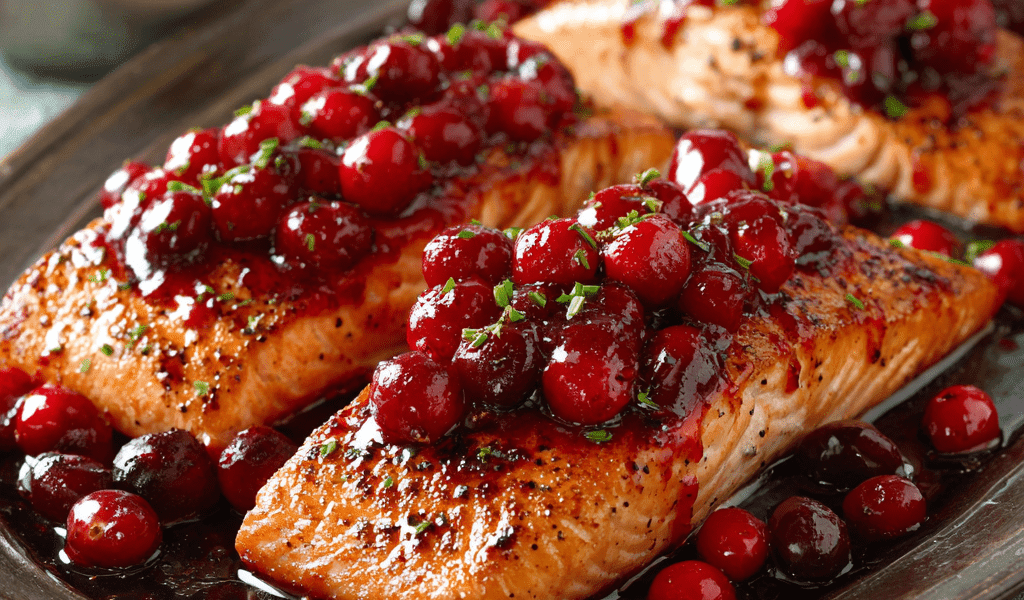 Cranberry Glazed Salmon