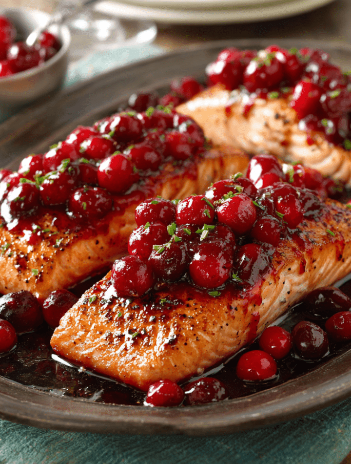 Cranberry Glazed Salmon