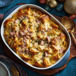 Overnight Ham & Croissant Bake