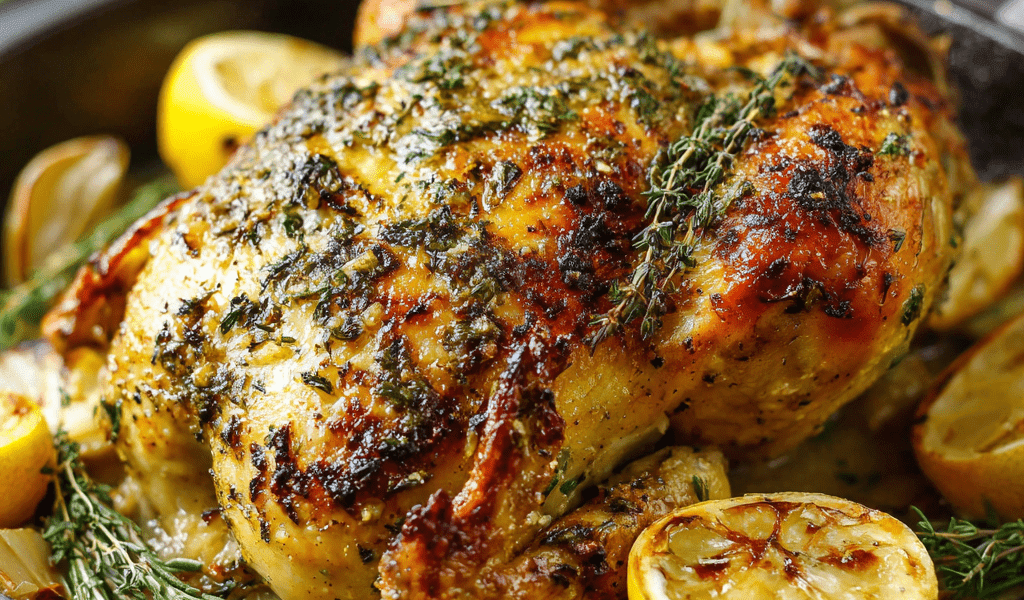 Lemon-Herb Whole Chicken