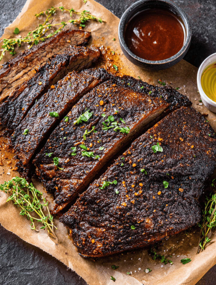 Bourbon Brisket with Coffee Rub