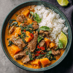 Thai Red Curry Beef with Butternut