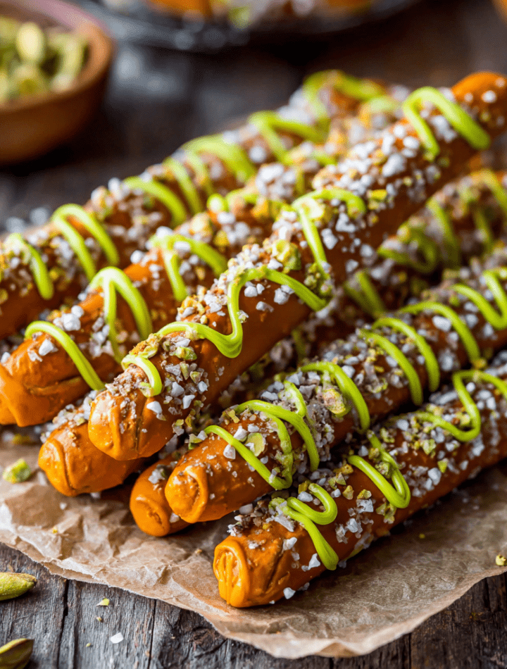 Pumpkin Spice Pretzel Rods