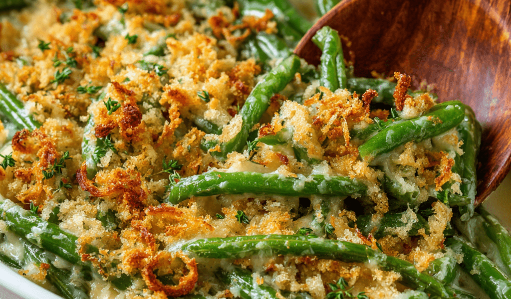 Cheesy Green Bean Casserole