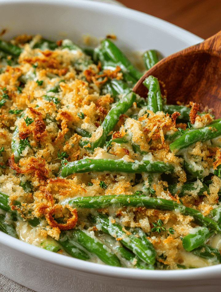 Cheesy Green Bean Casserole