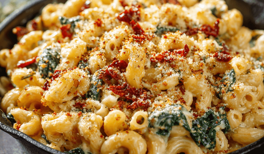 Creamy Tuscan Mac & Cheese