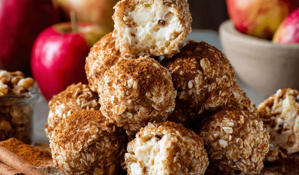CINNAMON APPLE COTTAGE CHEESE BITES