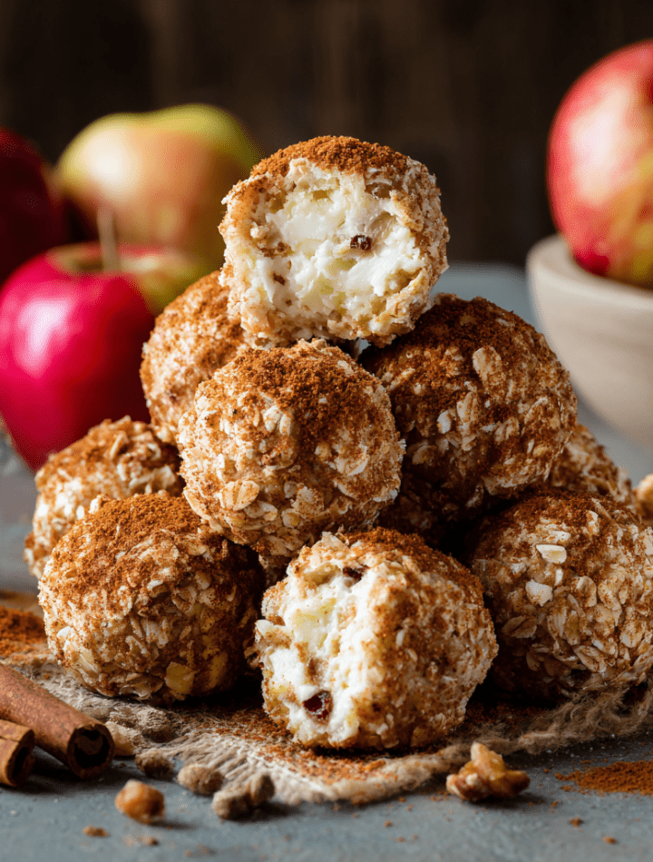 CINNAMON APPLE COTTAGE CHEESE BITES