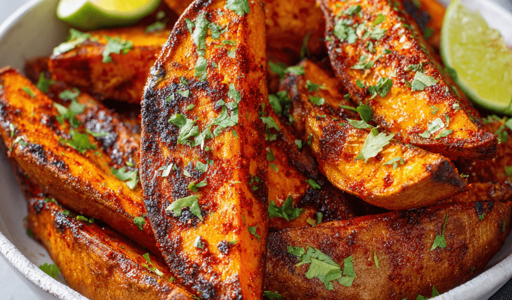 Air Fryer Cajun Sweet Potato Wedges