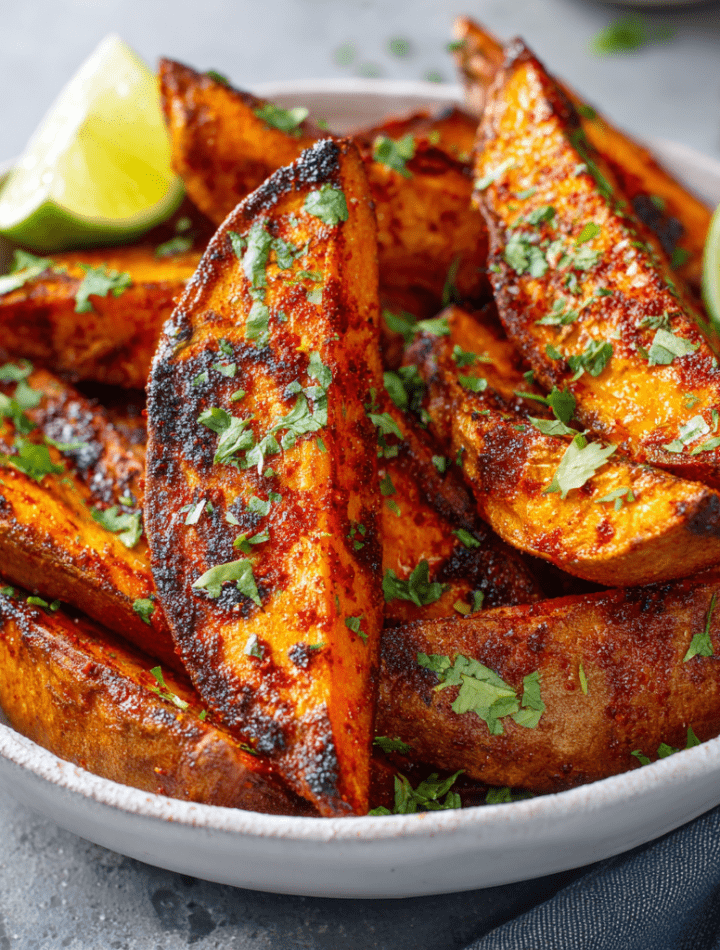 Air Fryer Cajun Sweet Potato Wedges