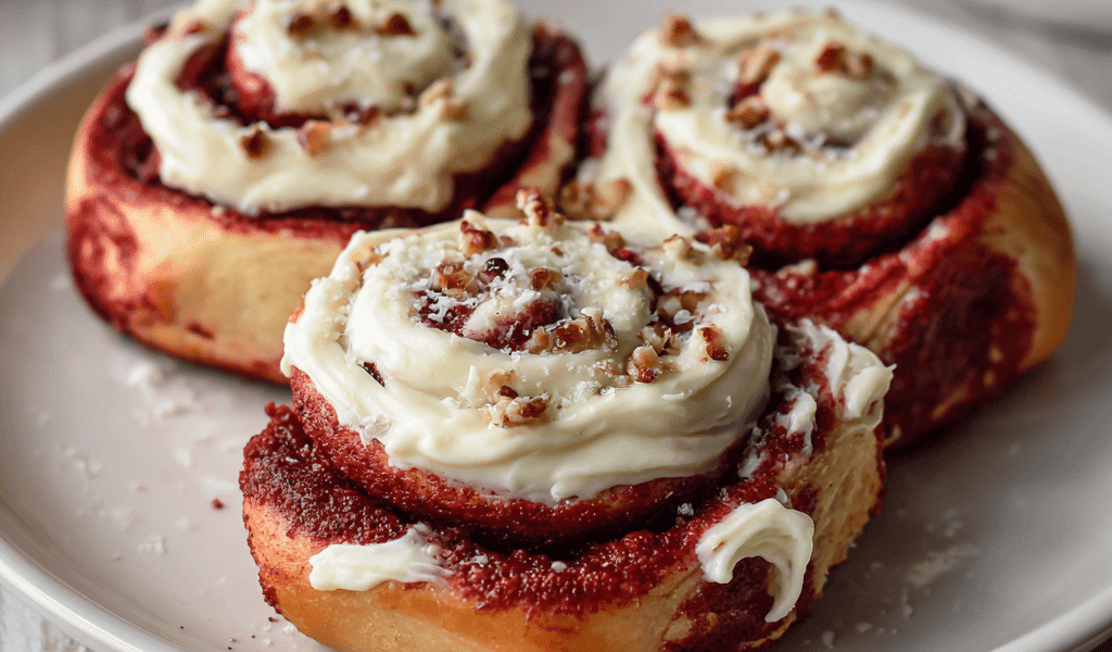 Red Velvet Cinnamon Rolls