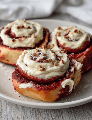 Red Velvet Cinnamon Rolls