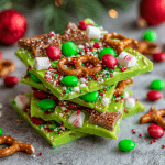 Grinch-Inspired Christmas Candy Bark