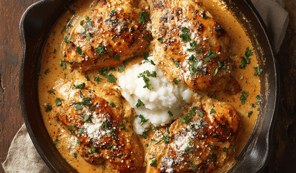 Texas Roadhouse Butter Chicken Skillet