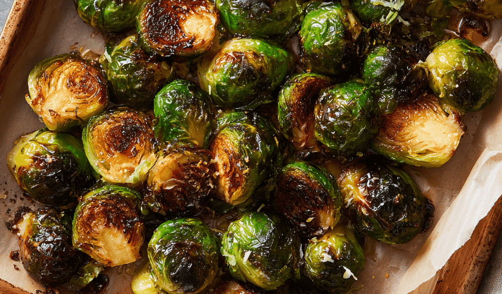 Honey-Balsamic Roasted Brussels Sprouts