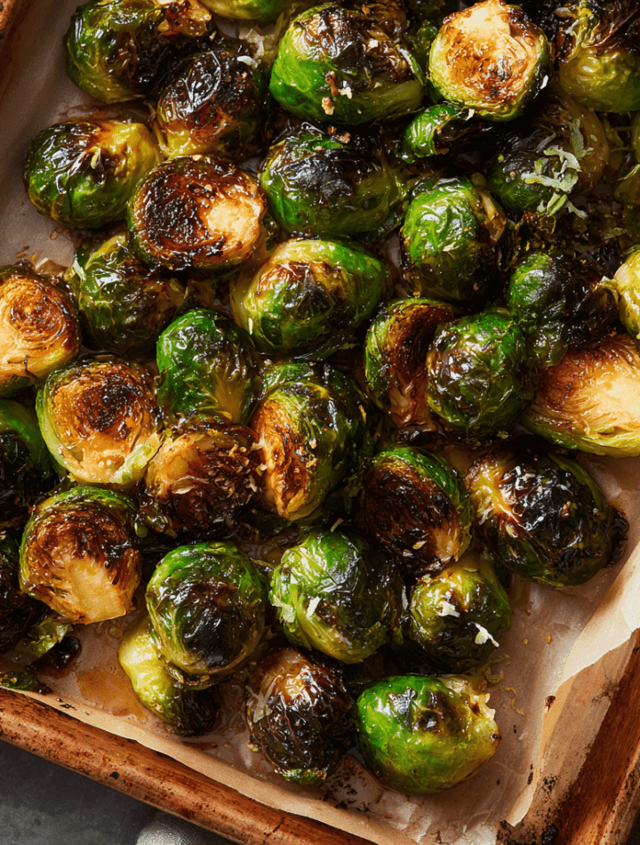 Honey-Balsamic Roasted Brussels Sprouts