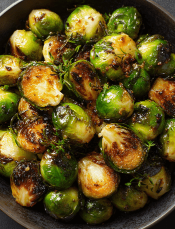 Caramelized Brussels Sprouts (Golden & Addictive!)