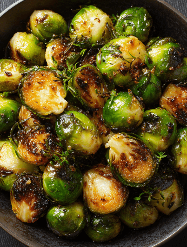 Caramelized Brussels Sprouts (Golden & Addictive!)