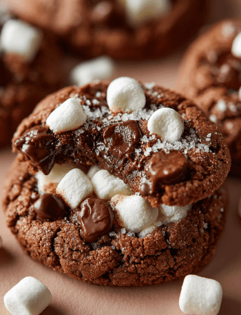 Stuffed Hot Cocoa Cookies
